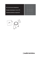 Audio Technica EP-1 - Owners Manual 